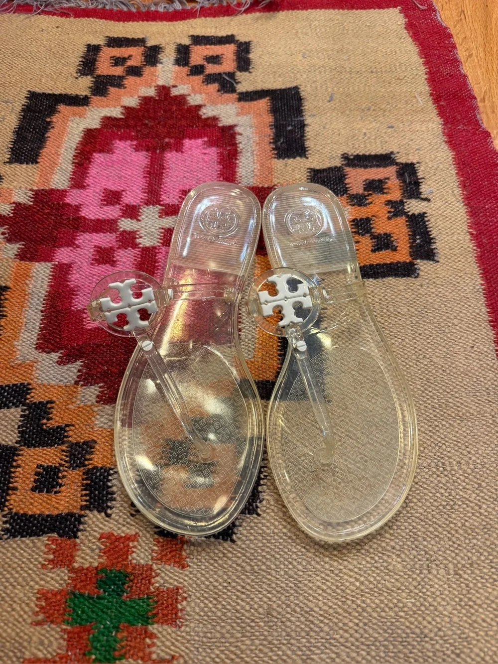 Tory Burch Mini Miller Jelly Thong Sandals size 7